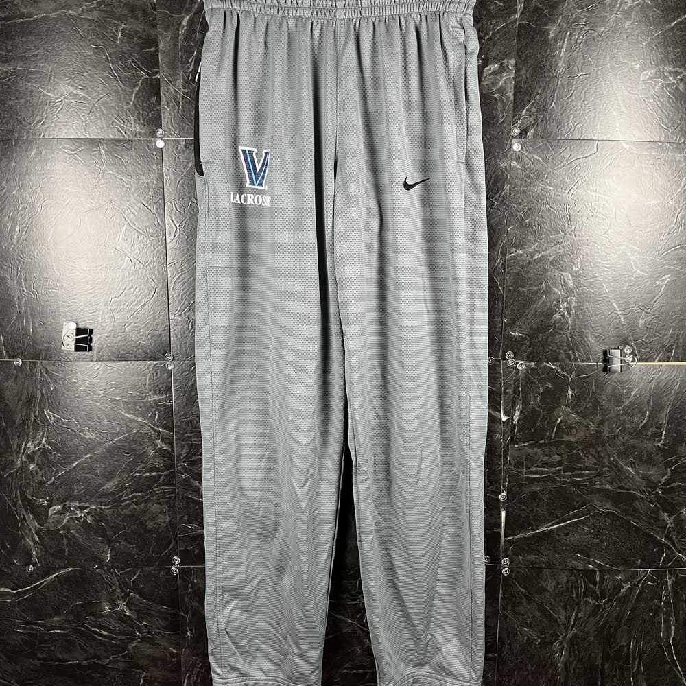 Nike Men's Grey Dri-Fit Villanova Sweatpants Medium